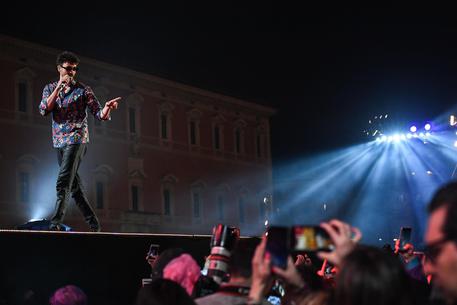 Carl Brave sul palco del Concertone del primo maggio in piazza San Giovanni a Roma © ANSA