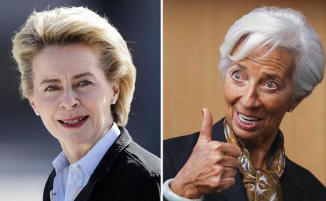 Ursula Von der Leyen e Christine Lagarde © ANSA