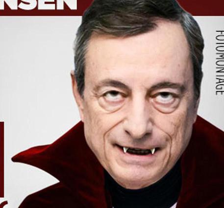 Bild, Draghi come Dracula, 'ci succhia via i risparmi' © ANSA