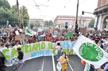Global Youth Climate Strike in Turin © ANSA