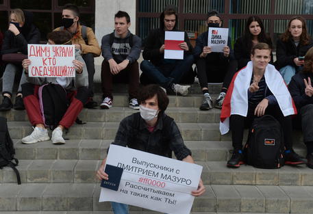 Proteste a Minsk (archivio) © EPA