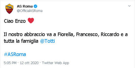 Morto Papa Di Totti Le Condoglianze Della Roma Calcio Ansa