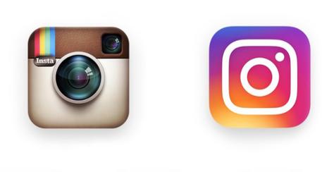 Logo Instagram, prima e dopo il restyling © ANSA