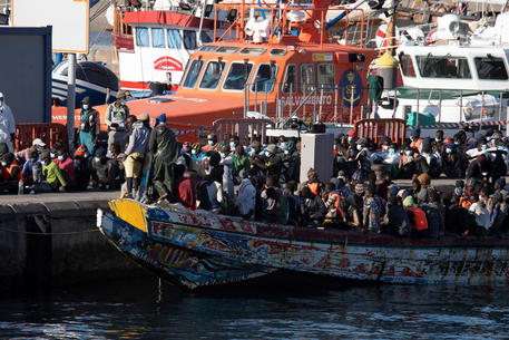 Arrivi di migranti in Spagna © ANSA 