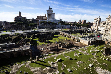 Torna alla luce una nuova parte dei Fori Imperiali © ANSA