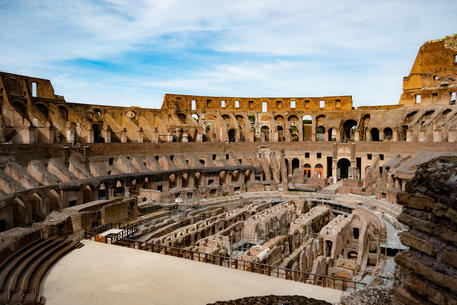 Un'immagine del Colosseo (foto Parco archeologico Colosseo) © ANSA