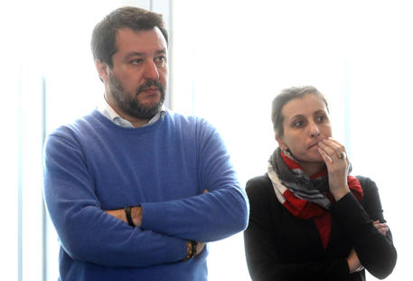 Coronavirus: Salvini alla conferenza stampa in Regione Lombardia sui sei contagiati © ANSA