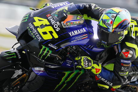 Valentino Rossi sulla sua moto © EPA