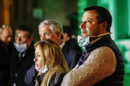 Giorgia Meloni e Matteo Salvini © ANSA