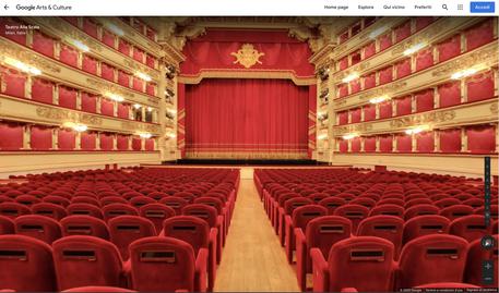 Vista dalla platea del Teatro alla Scala © ANSA