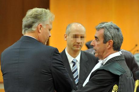 Nella foto i manager Thyssen, Herald Esphenhahn e Gerald  Priegnitz © 