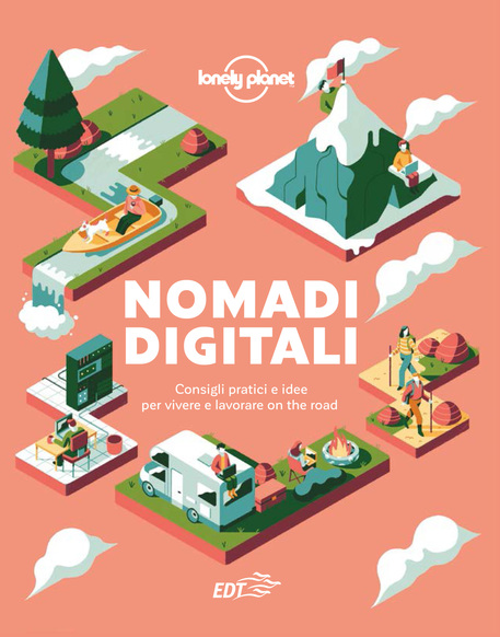 La copertina del libro Nomadi digitali (Lonely Planet) © ANSA