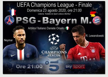 UEFA Champions League, finale: PSG-Bayern M. © ANSA