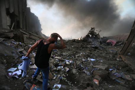 I danni causati dall'esplosione a Beirut © AFP