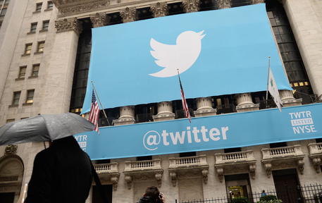 Twitter in calo a Wall Street © EPA