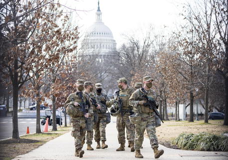 La Guardia Nazionale a Washington © EPA