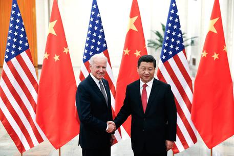 Joe Biden e Xi Jinping (foto di archivio) © EPA