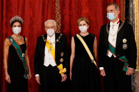Italian President Sergio Mattarella visits Spain © EPA