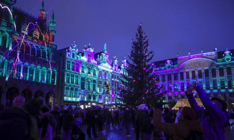 Le decorazioni di Natale a Bruxelles © EPA