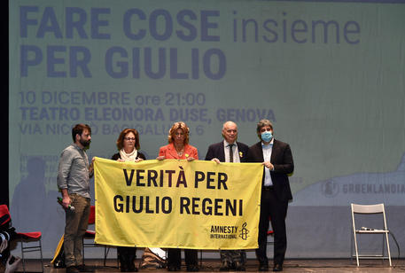 Regeni, 'Fare cose per Giulio' al teatro Duse a Genova © ANSA