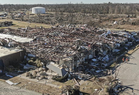 La devastazione dei tornado nel Kentucky © EPA