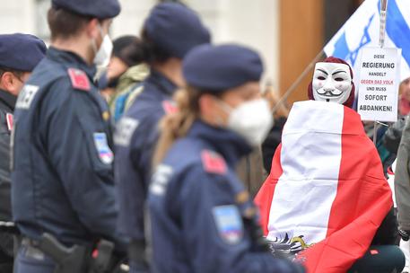 Proteste No Vax © AFP