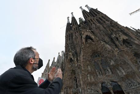 Spagna, sulla Sagrada Familia svetta una nuova torre © AFP
