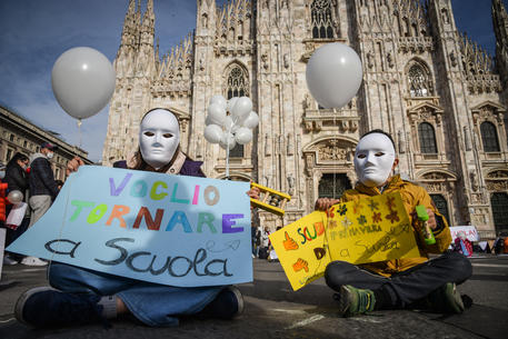 La manifestazione a Milano © ANSA