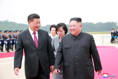 Xi Jinping e Kim Jong-Un © EPA