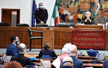 Matteo Salvini in aula a Catania © ANSA