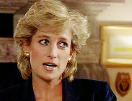 Lady Diana Spencer in un'immagine del 20 novembre 1995, durante un'intervista concessa alla BBC © ANSA
