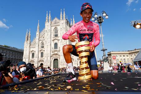 Bernal vince Giro d'Italia, ultima tappa a Ganna © AFP