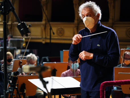 Italian composer and conductor Nicola Piovani in Trieste © ANSA