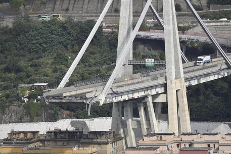 Il Ponte di Genova dopo il crollo © ANSA