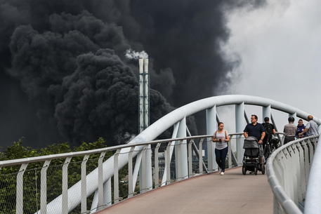 L'esplosione in Germania © EPA
