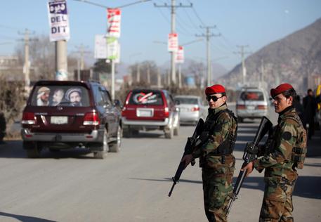 Le forze di sicurezza afghane a Kabul © A