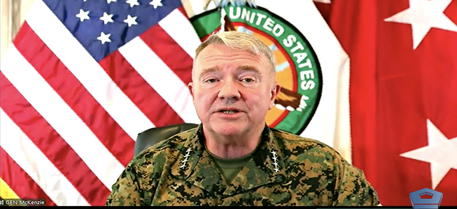 Il generale Kenneth McKenzie, capo del comando centrale Usa © EPA