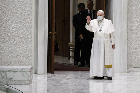 Il Papa torna tra i fedeli, ad un mese dall'intervento © ANSA