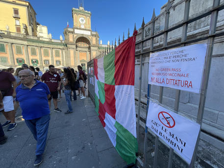 La protesta a Napoli © ANSA