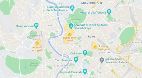 Google Maps, più dettagliata e inclusiva anche a Roma © ANSA