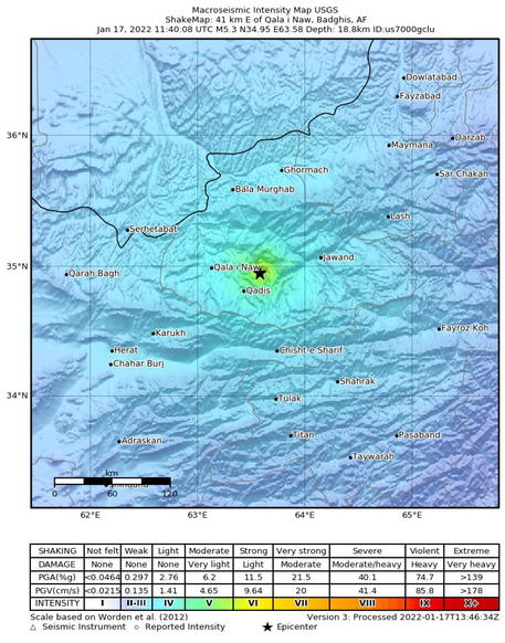 Terremoto in Afghanistan © EPA