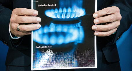 Un opuscolo tedesco informativo sul gas © EPA