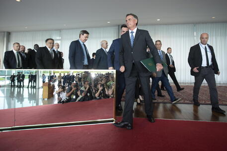 Il presidente uscente Jair Bolsonaro © EPA