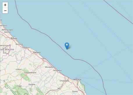 Terremoto: forte scossa costa Marche, percepita ad Ancona © ANSA