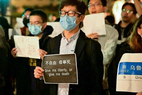 Le proteste in Cina © AFP
