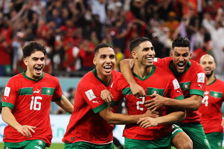 La squadra del Marocco © EPA