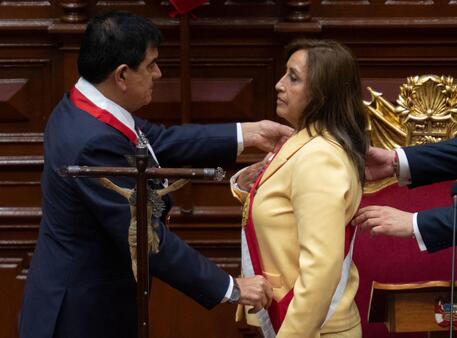 Dina Boluarte, prima presidente donna del Perù © AFP
