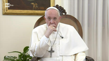 Rai: Sua Santit� Papa Francesco a Che Tempo Che Fa su Rai3 © ANSA