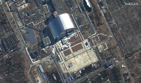 La centrale di Chernobyl in una recente immagine dal satellite © EPA
