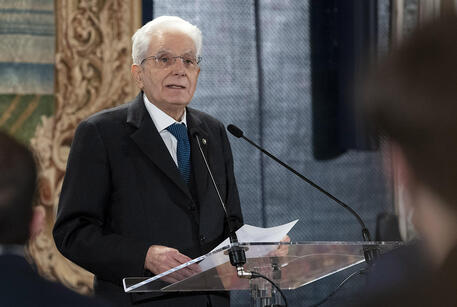 Il Presidente della Repubblica Sergio Mattarella in una foto d'archivio © ANSA